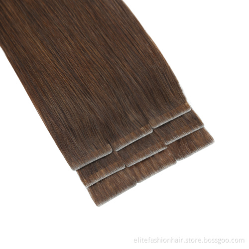 Natural Skin Weft Double Drawn Invisible Human Tape Hair Extension European Remy Hair Hand Tied Tape in Hair